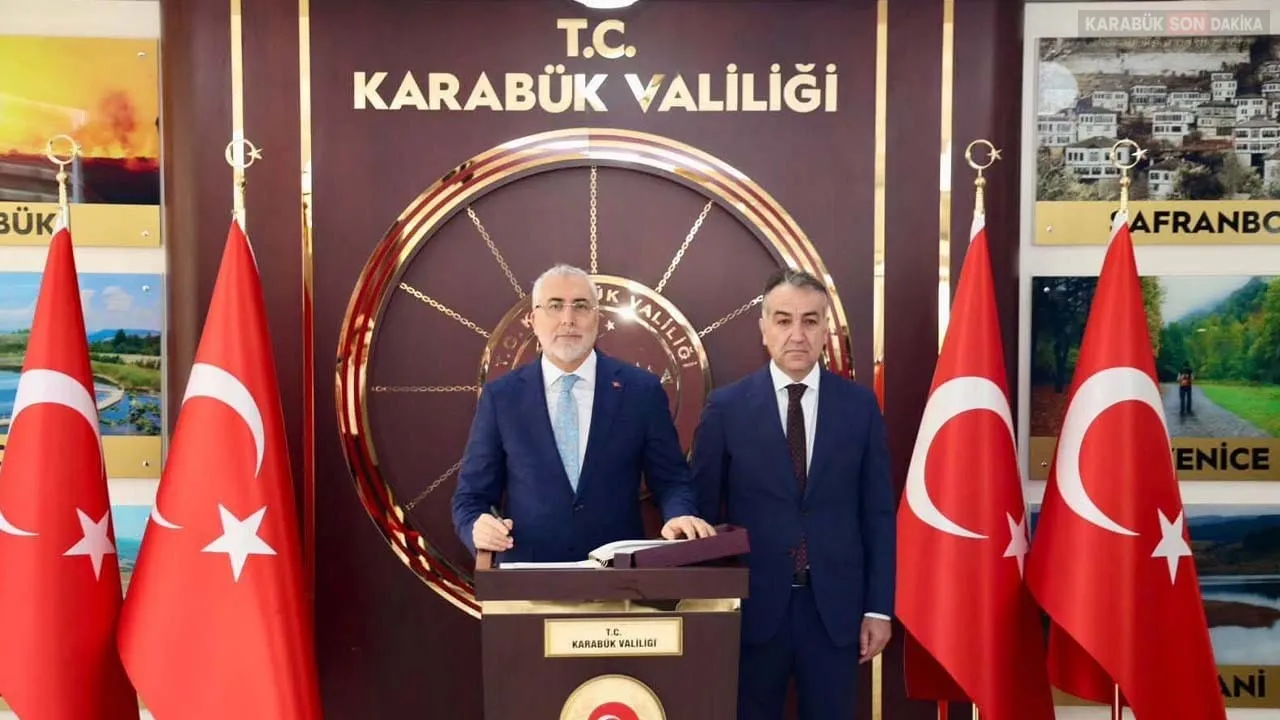 BAKAN IŞIKHAN’DAN KARABÜK’E ZİYARET TRAFİĞİ
