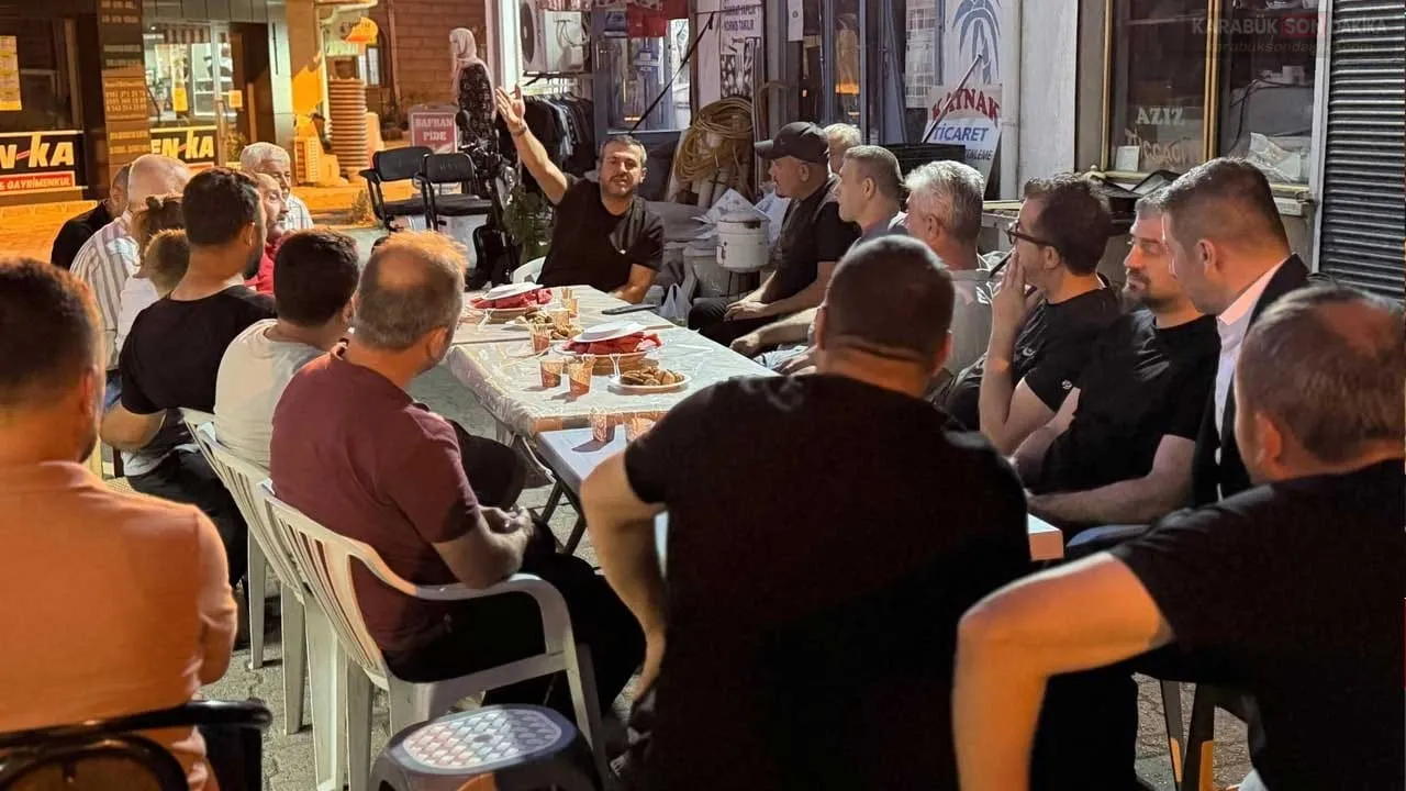 BAŞKAN ÇETİNKAYA ESNAFLA GECE YARISINA KADAR İSTİŞARE ETTİ