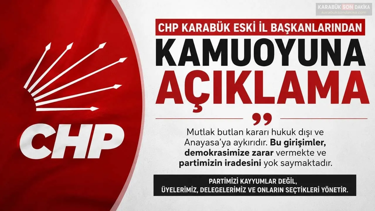CHP’NİN ESKİ İL BAŞKANLARINDAN ORTAK “BUTLAN” TEPKİSİ