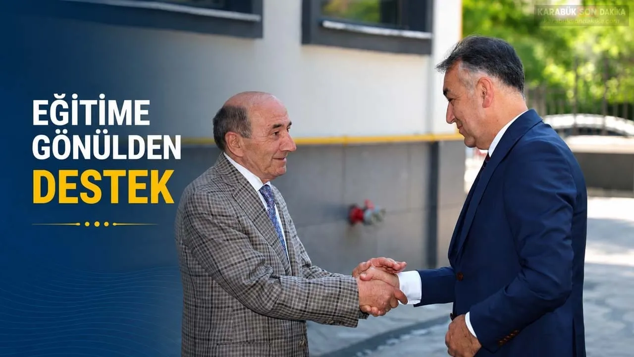 KARABÜK EĞİTİMİNDE HAYIRSEVER ELLERE TEŞEKKÜR