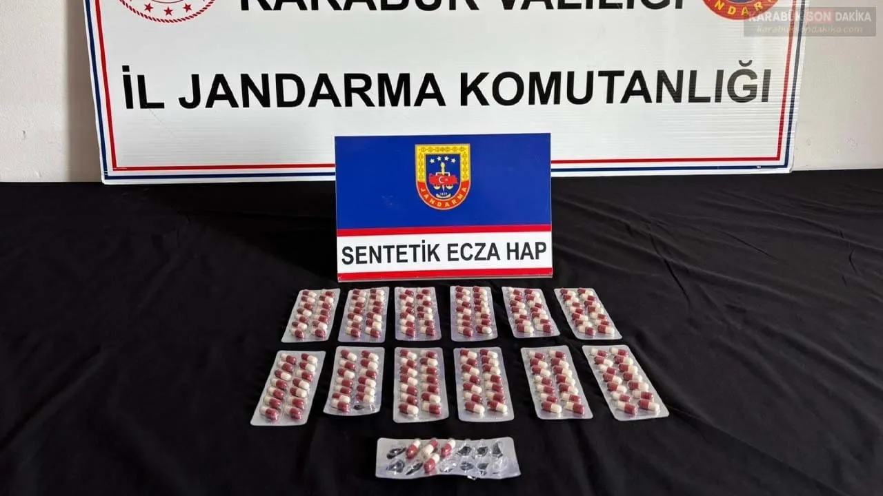 KARABÜK’TE UYUŞTURUCU OPERASYONU: 171 HAP ELE GEÇİRİLDİ