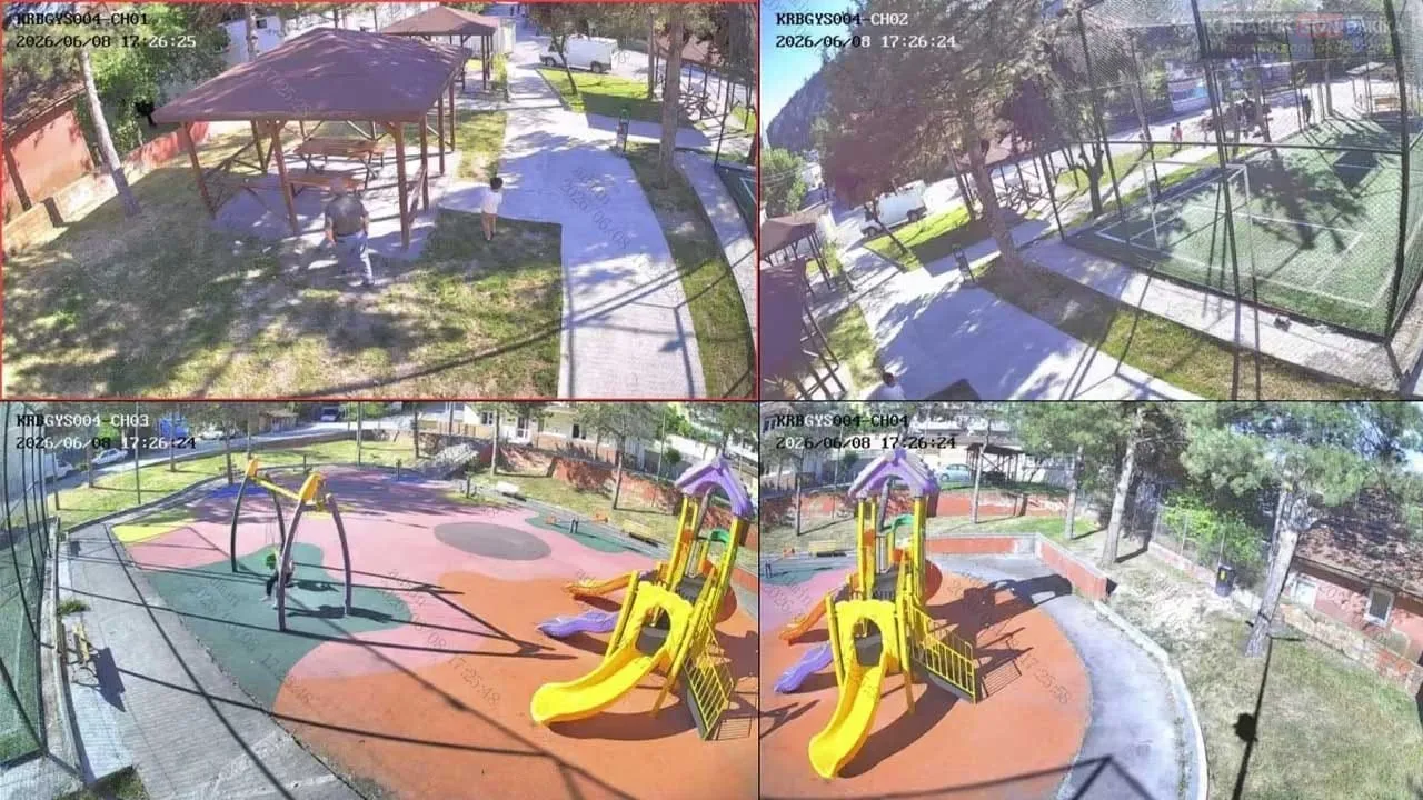 KARABÜK’TEKİ PARKLAR KAMERA SİSTEMLERİYLE GÜVENLİ HALE GELİYOR