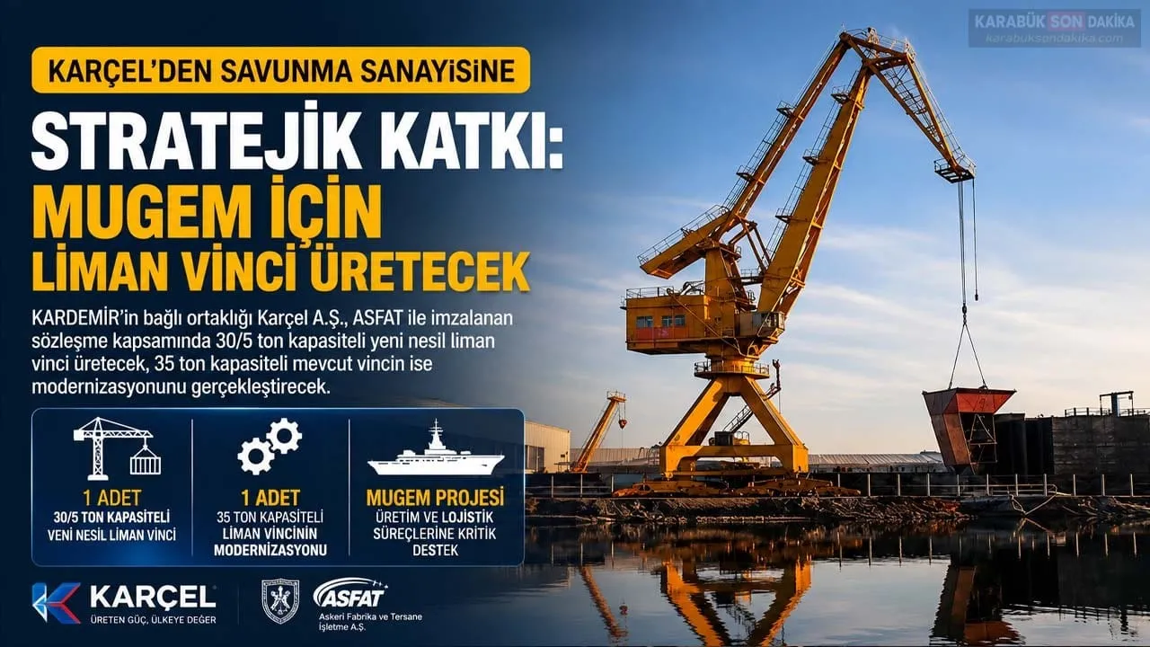 KARÇEL’DEN MİLLİ GURUR: MUGEM PROJESİNE DEV VİNÇ ÜRETİMİ