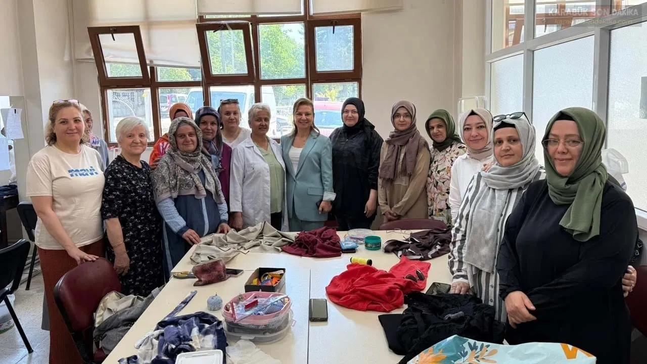 SAFRANBOLU BELEDİYESİ'NDEN SAKEM KURSİYERLERİNE ÜCRETSİZ FİDE