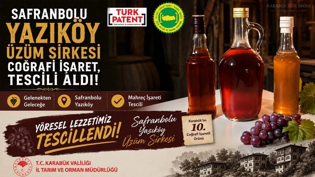 SAFRANBOLU YAZIKÖY ÜZÜM SİRKESİ TESCİLLENDİ